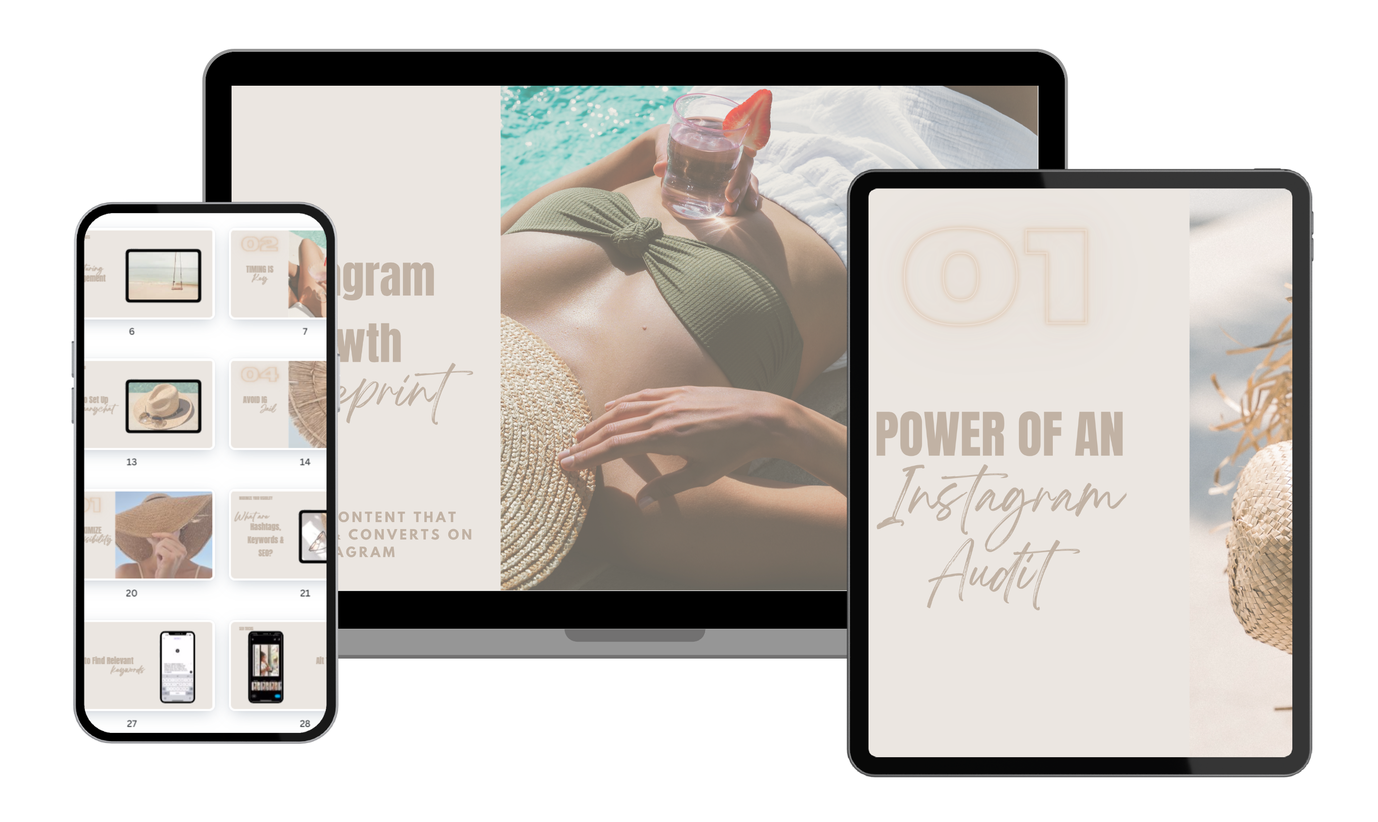 Instagram Growth mockup Instagram Growth Blueprint met MRR doorLin Digi.Lin